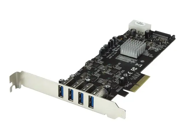 StarTech.com 4 Port USB 3.0 PCIe Card w/ Dedicated Channels - UASP...