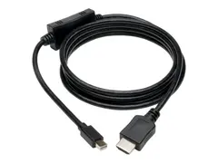 Eaton Tripp Lite Series Mini DisplayPort to HDMI Active Adapter Cable (M/M), 1080p, 6 ft. (1.8 m) Adapterkabel - Mini DisplayPort hann til HDMI hann - 1.83 m - svart