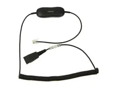 Jabra GN1216 - Hodetelefonkabel - RJ-9 hann til Quick Disconnect hann 2 m - for Avaya one-X Deskphone Edition 96XX; Jabra GN 2000, GN1900, GN2000; BIZ 2400 3in1, GN2000