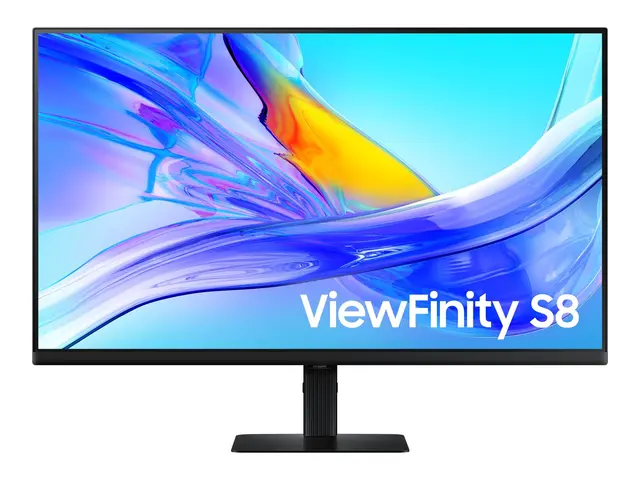 Samsung ViewFinity S8 S32D804UEU S80UD Series - LED-skjerm - USB - 32" - 3840 x 2160 4K UHD (2160p) @ 60 Hz - VA - 350 cd/m² - 3000:1 - HDR10 - 5 ms - HDMI, DisplayPort, USB-C - svart 