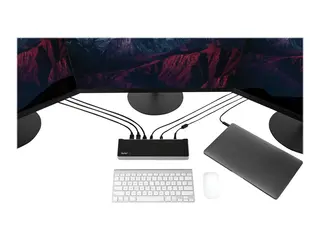 STARTECH.COM USB C Dock - Triple 4K - Mac Windows &amp; Chrome OS - 100W PD - USB