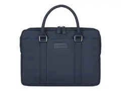 dbramante1928 Stelvio Slim Laptop Bag PURE Notebookbæreveske - 14" - blå, sølvfinishmaskinvare