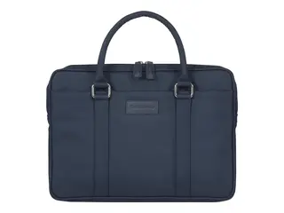 dbramante1928 Stelvio Slim Laptop Bag PURE Notebookbæreveske - 14" - blå, sølvfinishmaskinvare