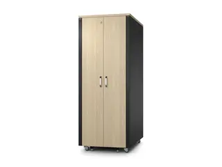 APC NetShelter - Rack (horisontal) - lydisolert AC 230 V - lønn - 38U - 19"