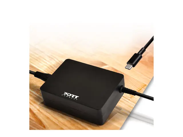 PORT Connect POWER SUPPLY TYPE C - Strømadapter AC 100-240 V 90 watt