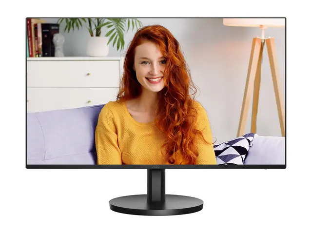 AOC Basic-line 24B3HA2 - LED-skjerm 24" (23.8" synlig) - 1920 x 1080 Full HD (1080p) @ 100 Hz - IPS - 250 cd/m² - 1 ms - HDMI, VGA - høyttalere - svart 