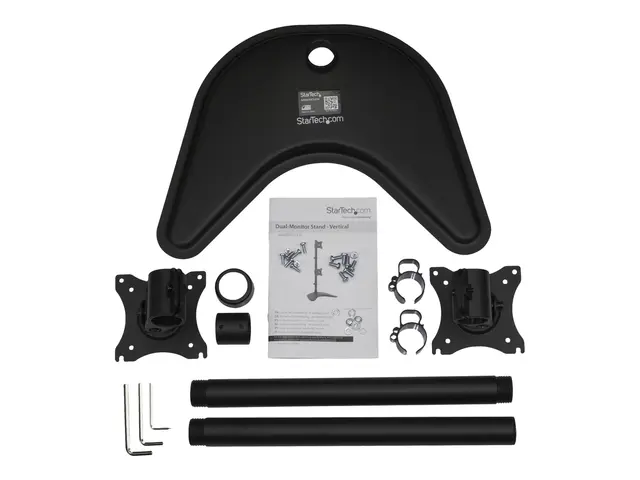StarTech.com Vertical Dual Monitor Stand - Supports Monitors 13" t...