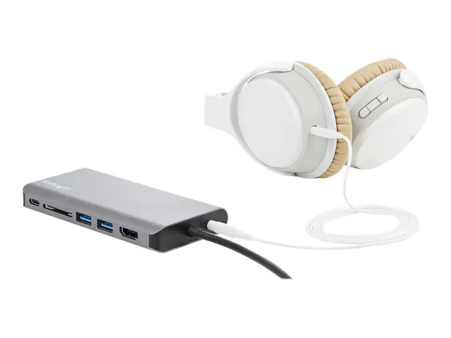 StarTech.com USB C Multiport Adapter, USB-C Mini Travel Dock with ...