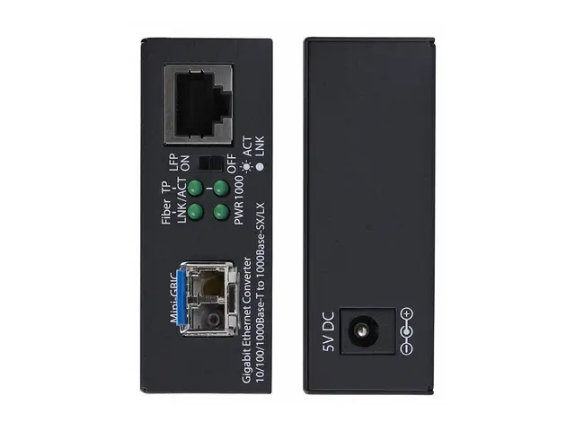 StarTech.com - Fibermedieomformer 1GbE over fiberoptikk 1000Base-T...