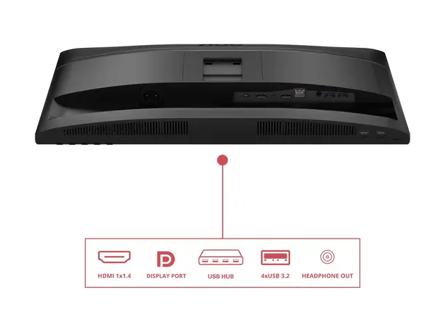 AOC 24E4CV - LED-skjerm 24" (23.8" synlig) 1920 x 1080 Full HD (10...