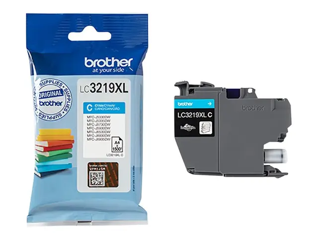 Brother LC3219XLC - XL cyan original blister blekkpatron for MFC-J...