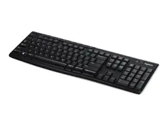 Logitech Wireless Keyboard K270 Tastatur - tr&#229;dl&#248;s - 2.4 GHz - Nordisk
