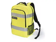DICOTA Hi-Vis Base - Ryggsekk - 24L - 600D RPET gul