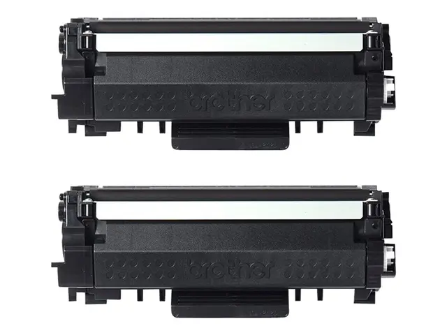 Brother TN2420 TWIN - 2-pack Høy ytelse svart original tonerpatron...