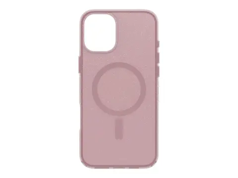 OtterBox Symmetry Series - Baksidedeksel for mobiltelefon MagSafe-samsvar - polykarbonatlag, termoplastisk elastomer (TPE) - revb&#230;r (rosa) - for Apple iPhone 16 Plus