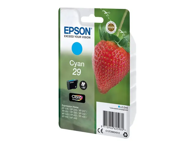 Epson 29 - 3.2 ml - cyan - original - blister - blekkpatron - for ...