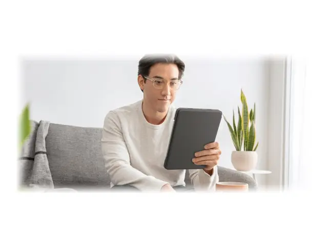 Logitech Combo Touch - Tastatur og folioveske - med styrepute - ba...