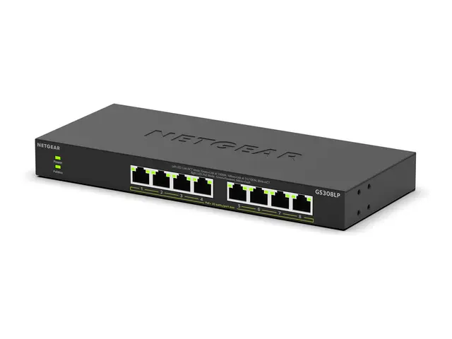 NETGEAR 300 Series GS308LP - Switch essentials ikke-styrt 8 x 10/1...