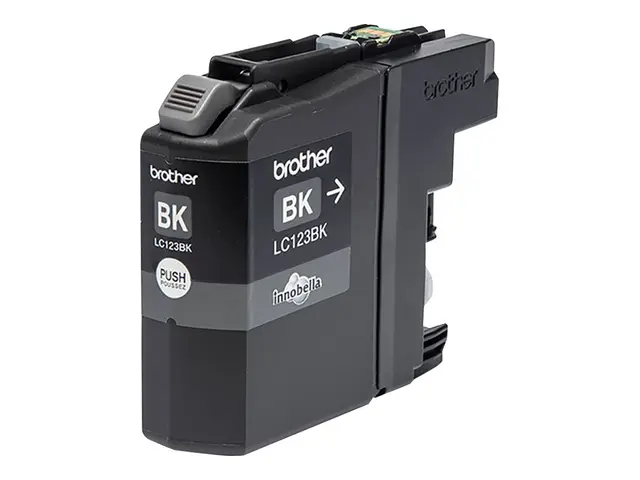 Brother LC123BK - Høy ytelse - svart - original - blekkpatron - fo...