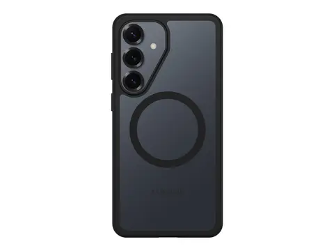 OtterBox React Series - Baksidedeksel for mobiltelefon svart krystall (klar/svart) - for Samsung Galaxy S26+