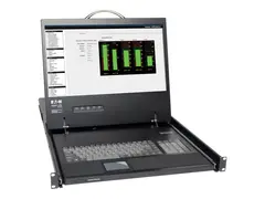 Eaton Tripp Lite Series Rack Console KVM Cable Kit w/ 19" LCD PS/2 1U TAA GSA KVM-konsoll - 19" - kan monteres i rack - 1366 x 768 - VGA - svart - 1U