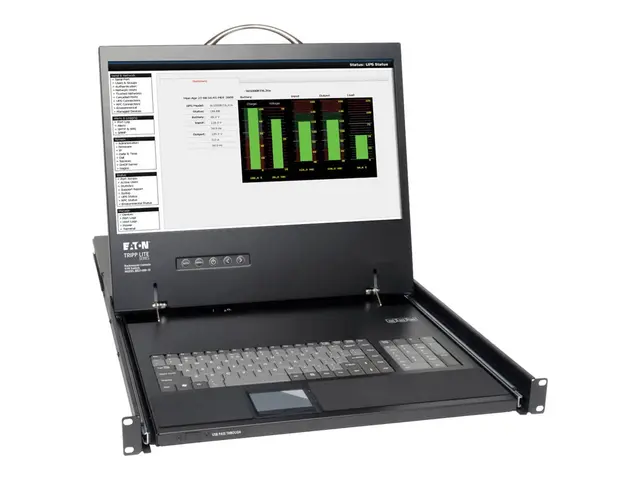 Eaton Tripp Lite Series Rack Console KVM Cable Kit w/ 19" LCD PS/2...