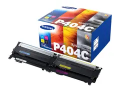 HP CLT-P404C - 4-pack - svart, gul, cyan, magenta original - tonerpatron (SU365A) - for Samsung CLX-3302, 3303, 3304, 3307; Xpress SL-C432, C433, C462, C463, C467, C482, C483