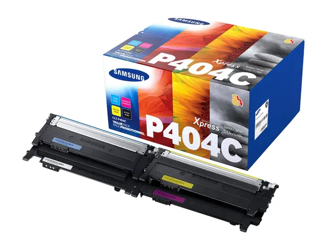 HP CLT-P404C - 4-pack svart, gul, cyan, magenta original tonerpatr...