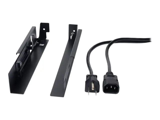 APC - Rackmonteringssett for KVM-konsoll - svart - 1U - TAA-samsva...