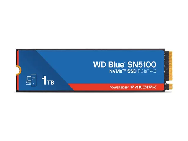 WD Blue SN5100 - SSD 1 TB intern M.2 2280 PCIe 4.0 (NVMe)