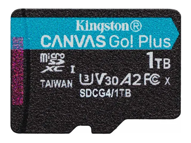 Kingston Canvas Go! Plus - Flashminnekort 1 TB A2 / Video Class V3...