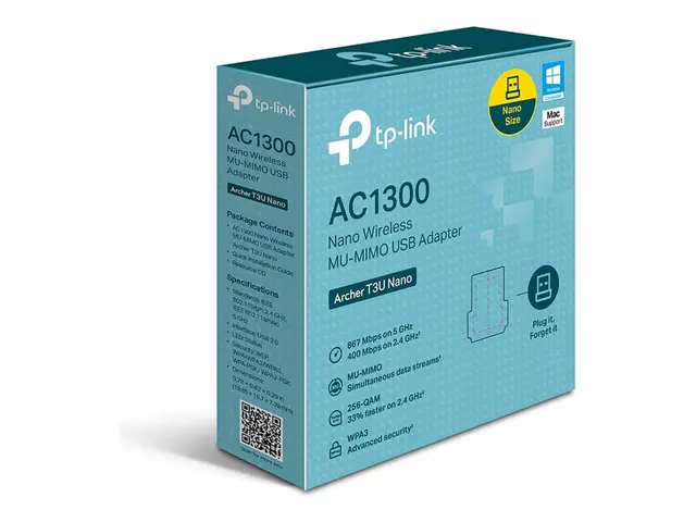 TP-Link Archer T3U Nano - Nettverksadapter USB 2.0 Wi-Fi 5