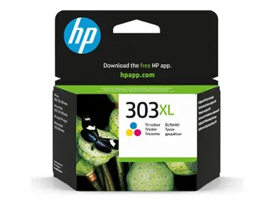 HP 303XL - 10 ml Høy ytelse farge (cyan, magenta, gul) original bl...