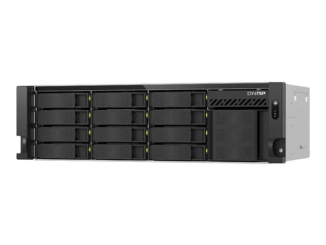 QNAP TS-h1655XeU-RP - NAS-server 12 brønner kan monteres i rack SA...