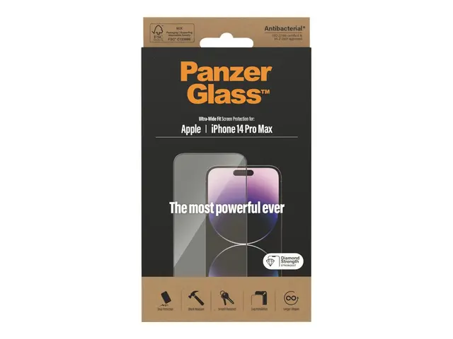 PanzerGlass - Skjermbeskyttelse for mobiltelefon ultrabred passfor...