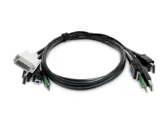 Startech - Adapterkabel - TAA-samsvar USB-type B, DisplayPort, DVI-D, 3,5 mm telefonjakk til USB, HDMI, DisplayPort, 3,5 mm telefonjakk - 1.8 m - passiv