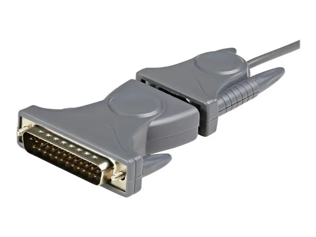 StarTech.com USB to Serial Adapter - 3 ft / 1m - with DB9 to DB25 ...
