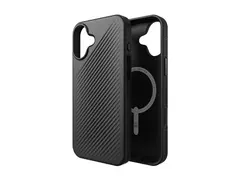 ZAGG Luxe Snap - Baksidedeksel for mobiltelefon MagSafe-samsvar - svart - for Apple iPhone 16 Plus