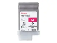 Canon PFI-102 M - 130 ml - magenta original - blekkbeholder - for imagePROGRAF iPF500, iPF510, IPF600, iPF605, iPF610, iPF700, iPF710, iPF720, LP17, LP24