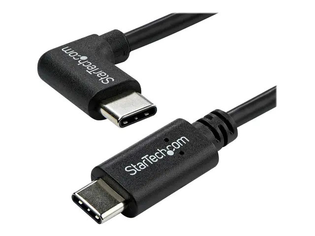 StarTech.com Right Angle USB-C Cable - 1m / 3 ft - Reversible - M/...