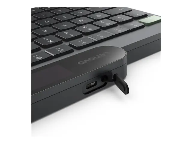 Lenovo - Tastatur - selvladende - trådløs Bluetooth 5.1 - QWERTY - Norsk - svart - brun boks 