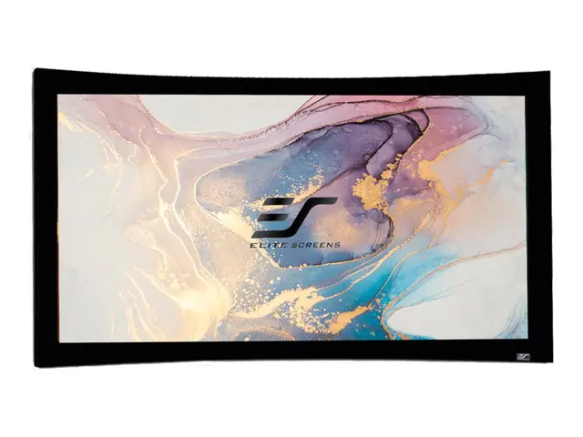 Elite Screens Lunette Series CURVE135WH1 - Projeksjonsskjerm - veg...
