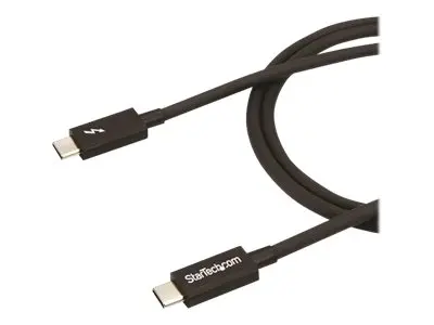 StarTech.com 2m (6.6ft) Thunderbolt 3 Cable, 20Gbps, 100W PD, 4K V...
