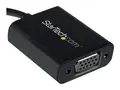 StarTech USB-C to VGA Adapter - Black - 1080p Video Converter For Your MacBook Pro - USB C to VGA Display Dongle (CDP2VGA) - USB/VGA-adapter - USB-C til HD-15 (VGA) - 18 cm