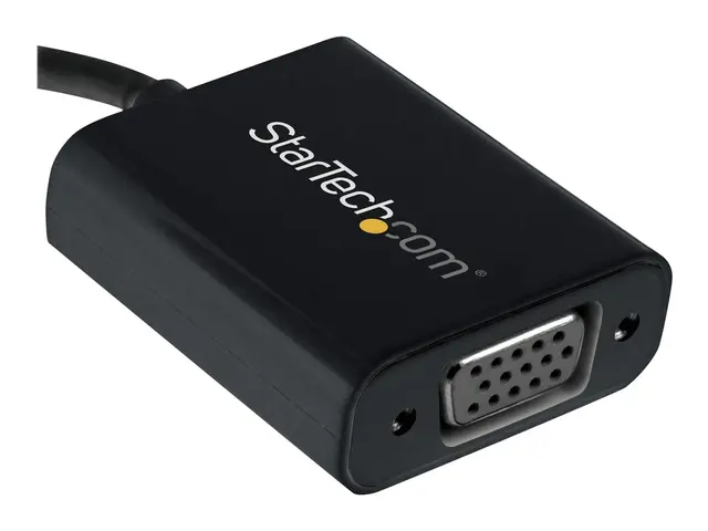 StarTech.com USB-C to VGA Adapter - Black 1080p Video Converter Fo...