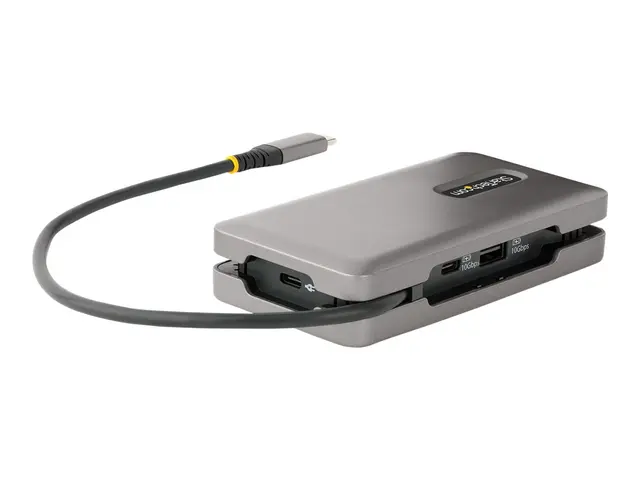 StarTech.com USB-C Multiport Adapter, 4K 60Hz HDMI/DP Video, 3-Por...