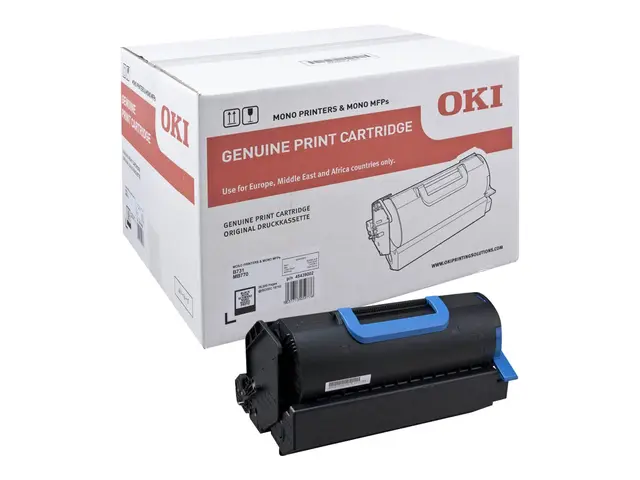OKI - Svart - original - tonerpatron - for MB770dfnfax, 770dn, 770...