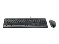 Logitech Desktop MK120 - Tastatur- og mussett USB - Spansk