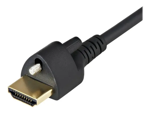 StarTech.com 2m (6ft) HDMI Cable with Locking Screw, 4K 60Hz HDR 1...