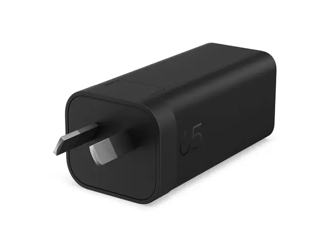 HP GaN Wall Charger - USB-C-strømadapter AC 115/230 V 65 watt svart